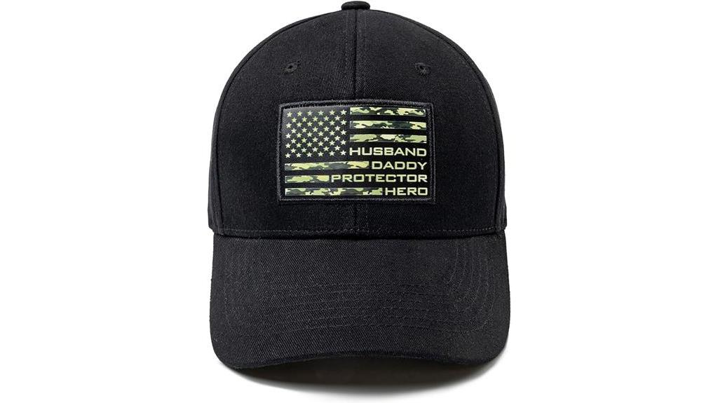 american camo flag hat