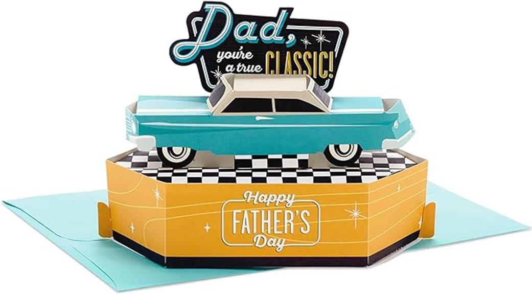 intricate pop up father s day card