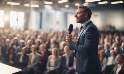 motivating corporate speaker presentation