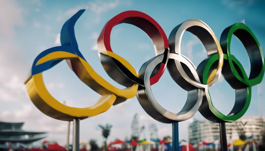 olympic rings represent unity