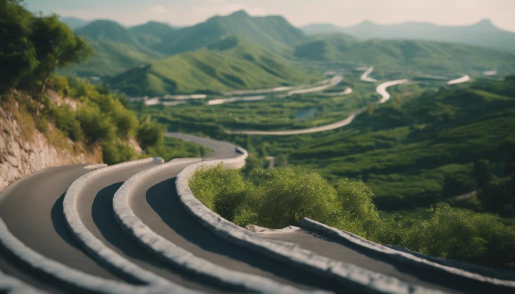 symbolism of winding roads