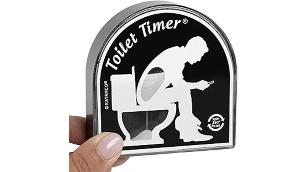 toilet timer with style