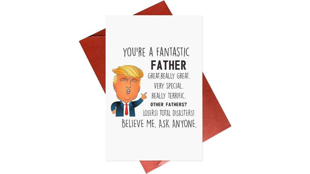 trump themed funny father s day card