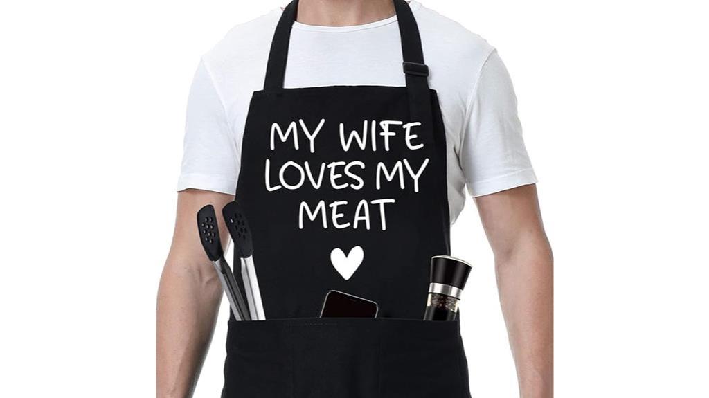 whimsical apron for husband