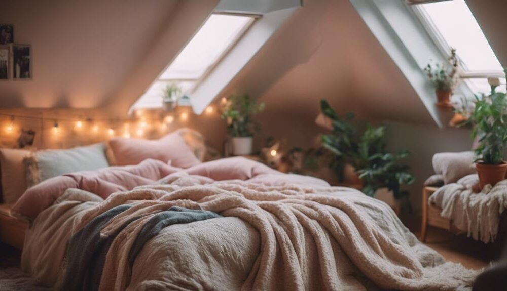 attic bedroom stylish retreat