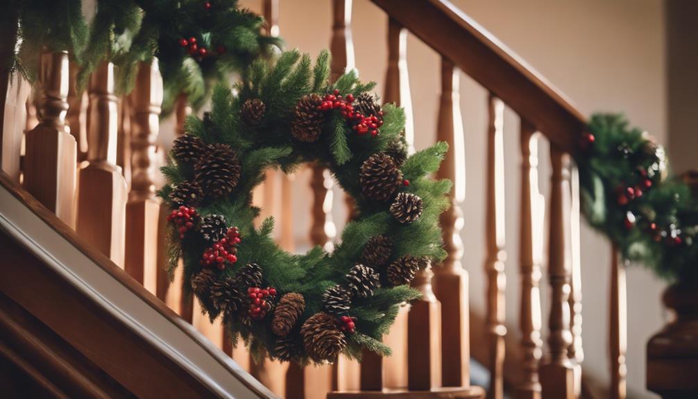 decorative wreaths and garlands