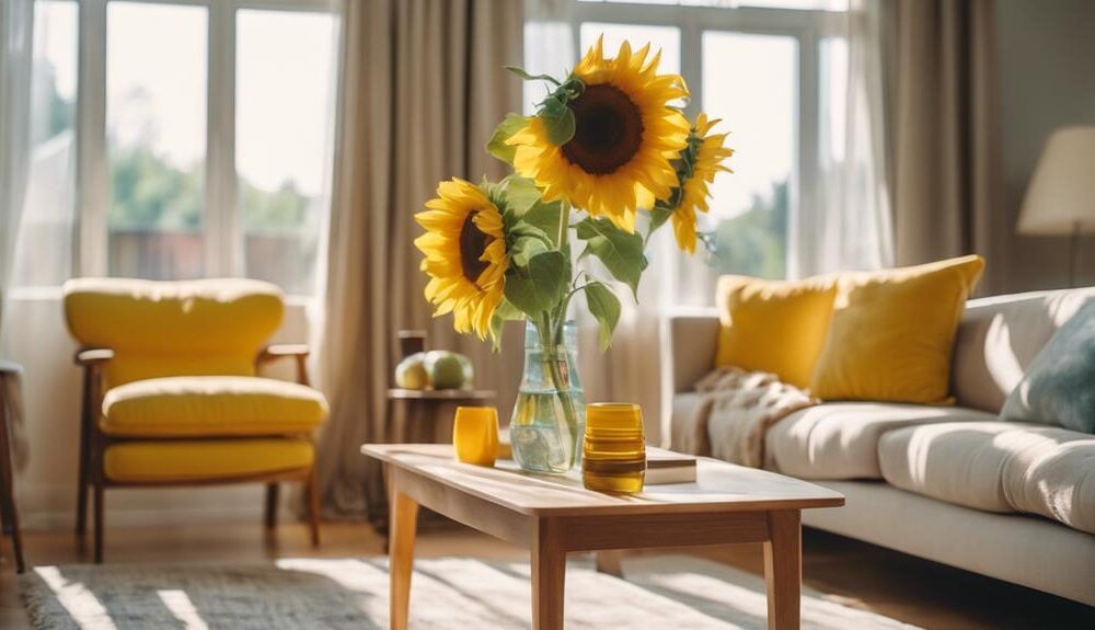 illuminate with yellow decor