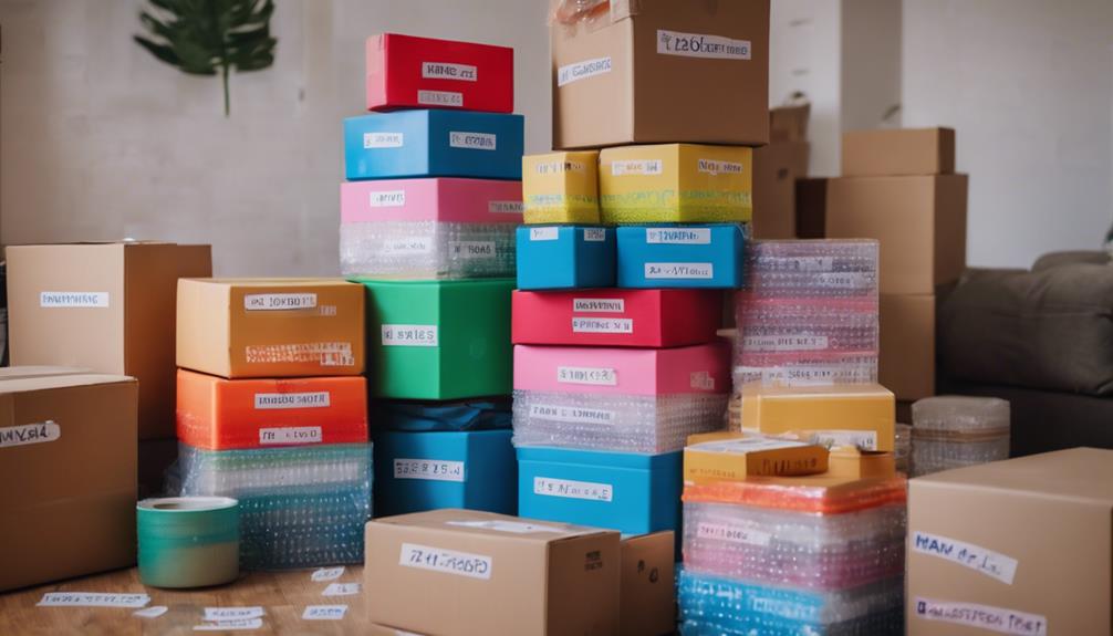 organize your moving boxes