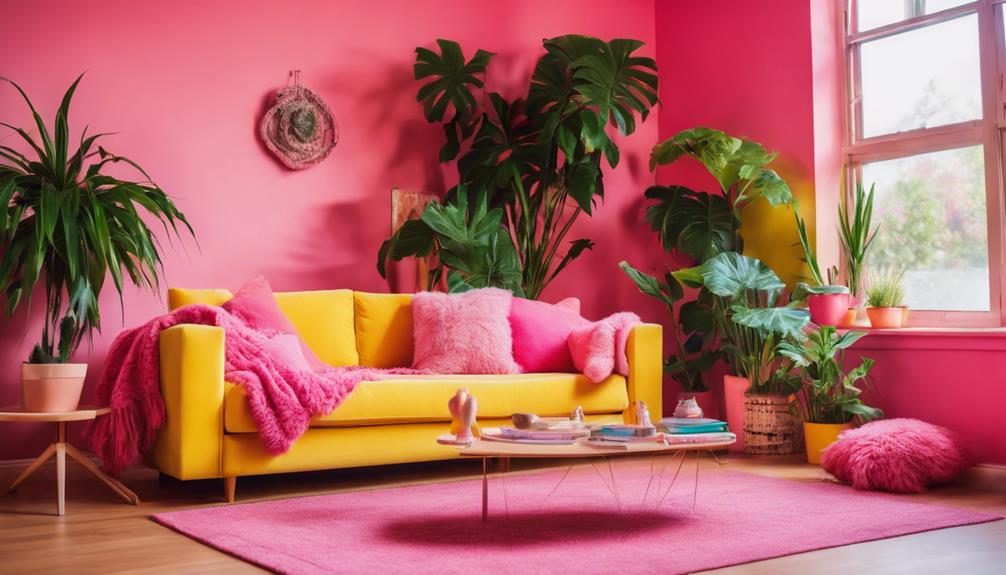 playful pink design elements