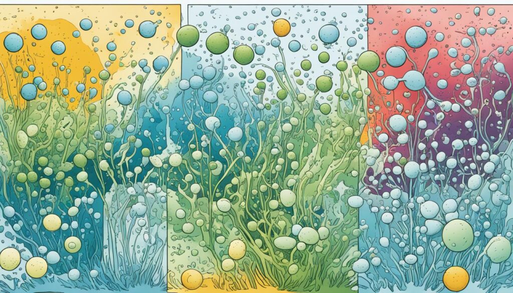 population density and signal transmission in bacteria