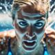 unyielding determination in swimming