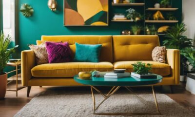 vibrant living room makeover