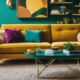 vibrant living room makeover