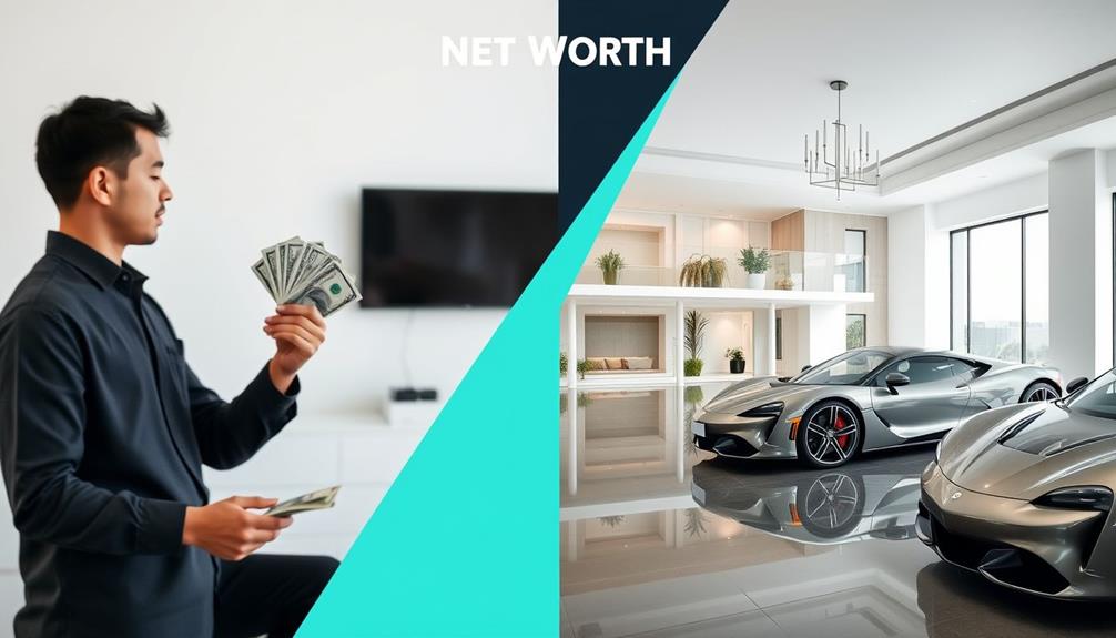 net worth vs cash