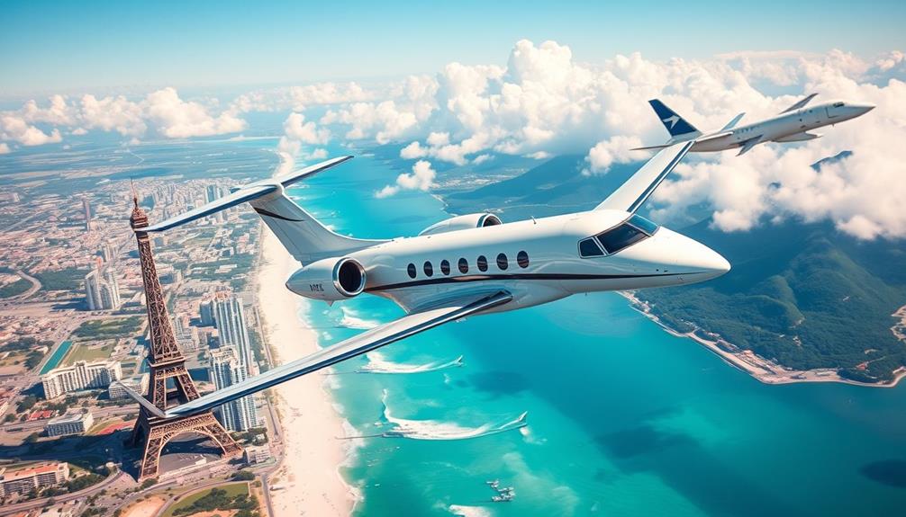 top private flight destinations