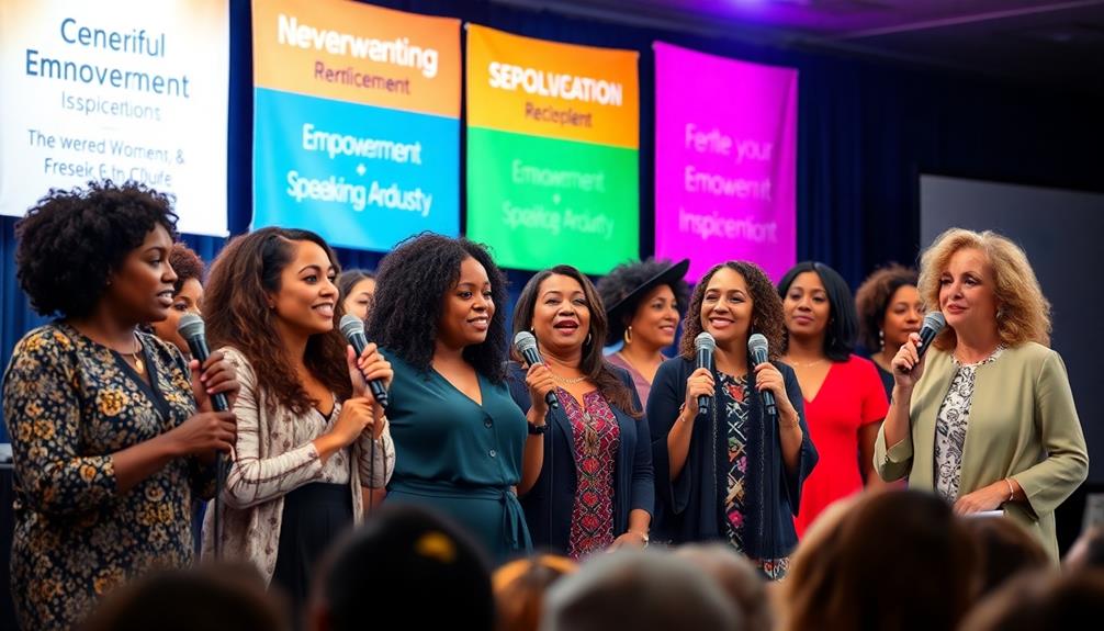 empowered women in speaking