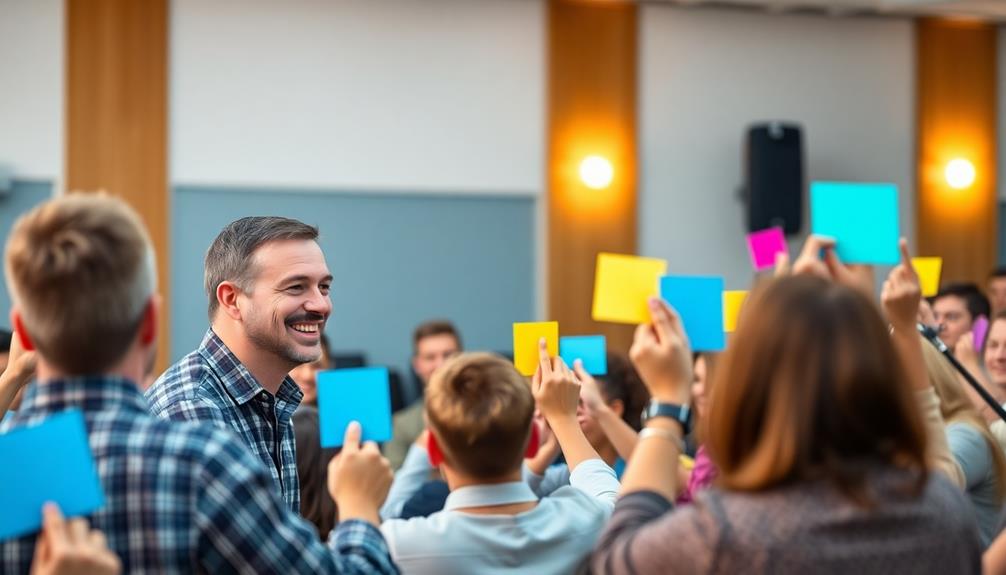 foster engaged audience involvement