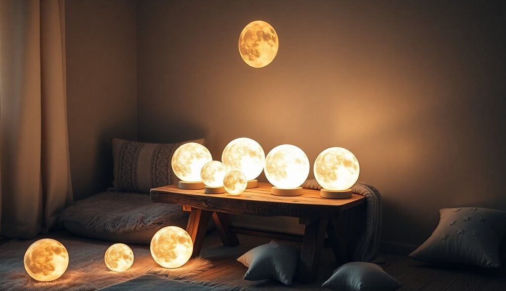 celestial charm moon lamps