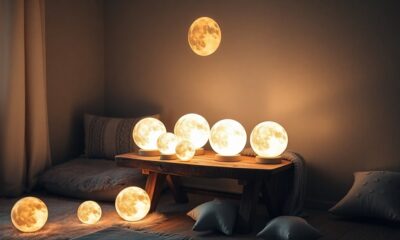 celestial charm moon lamps