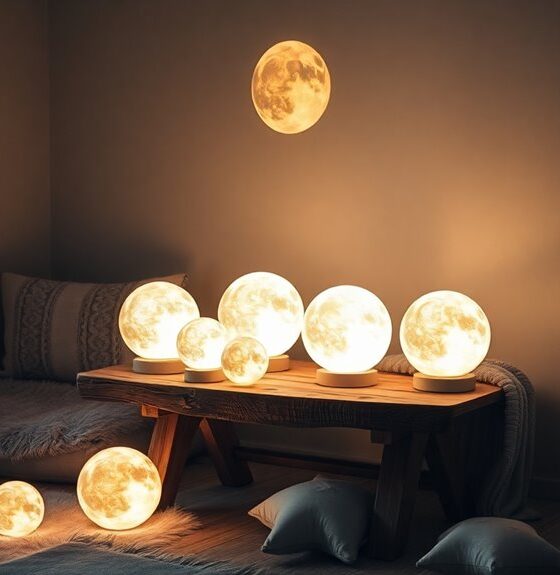 celestial charm moon lamps