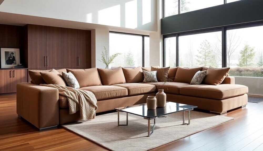 comfortable stylish sectional sofas