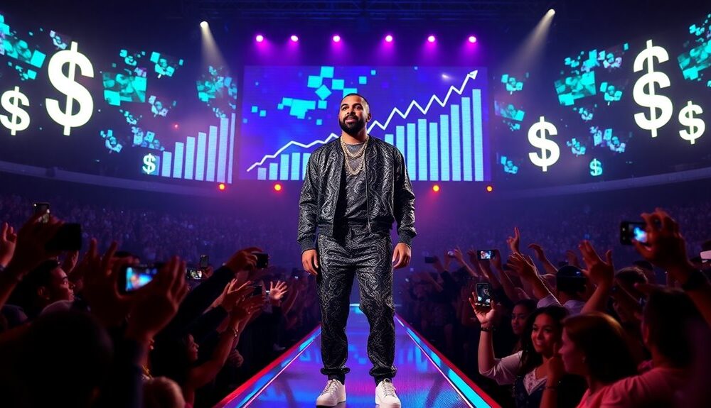 drake s wealth and success