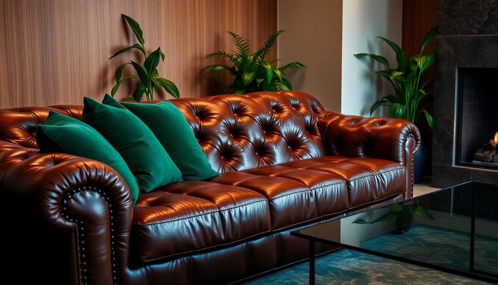 luxurious sofa leather options