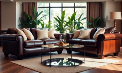 luxury leather sofas selection