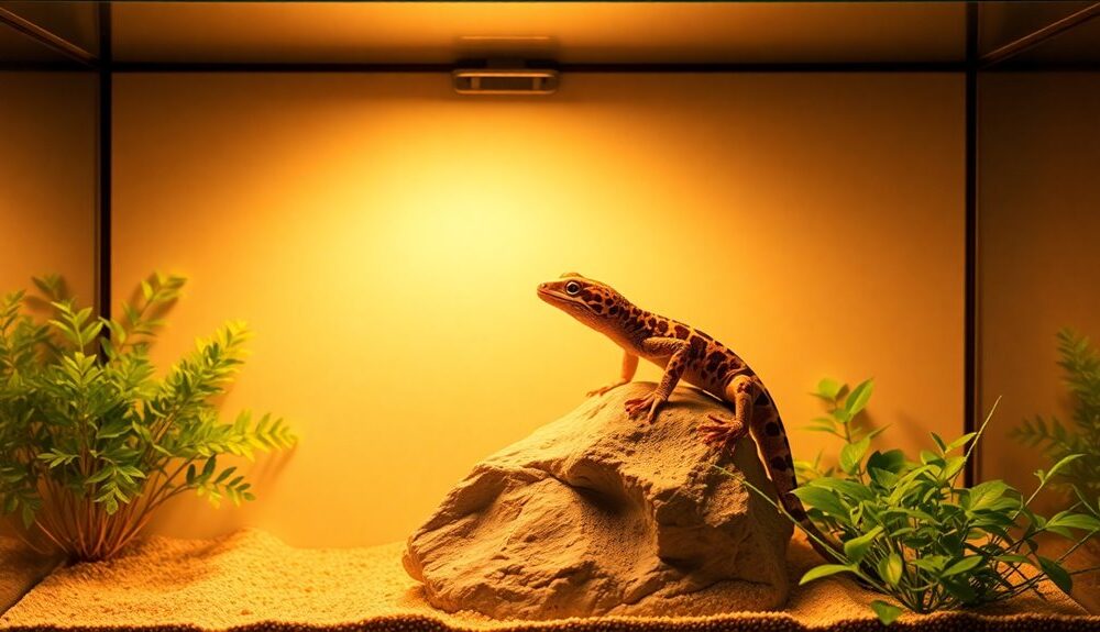 optimal heat lamps for geckos