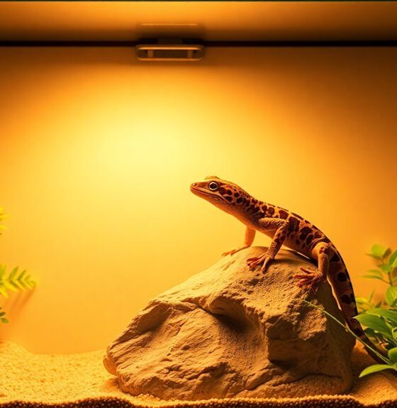 optimal heat lamps for geckos