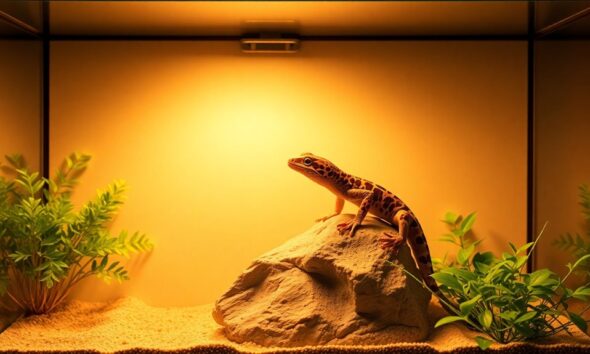 optimal heat lamps for geckos