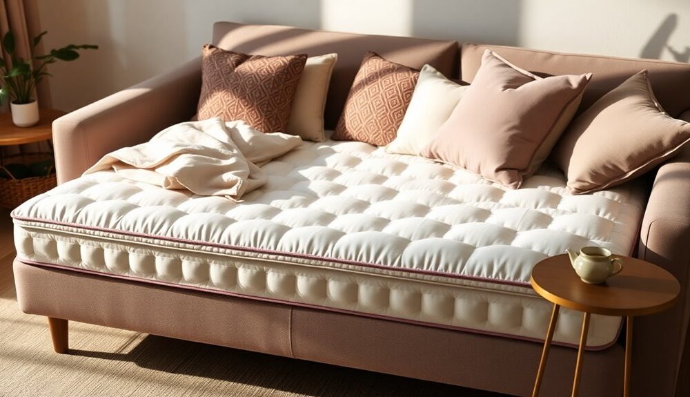 sofa bed mattress toppers