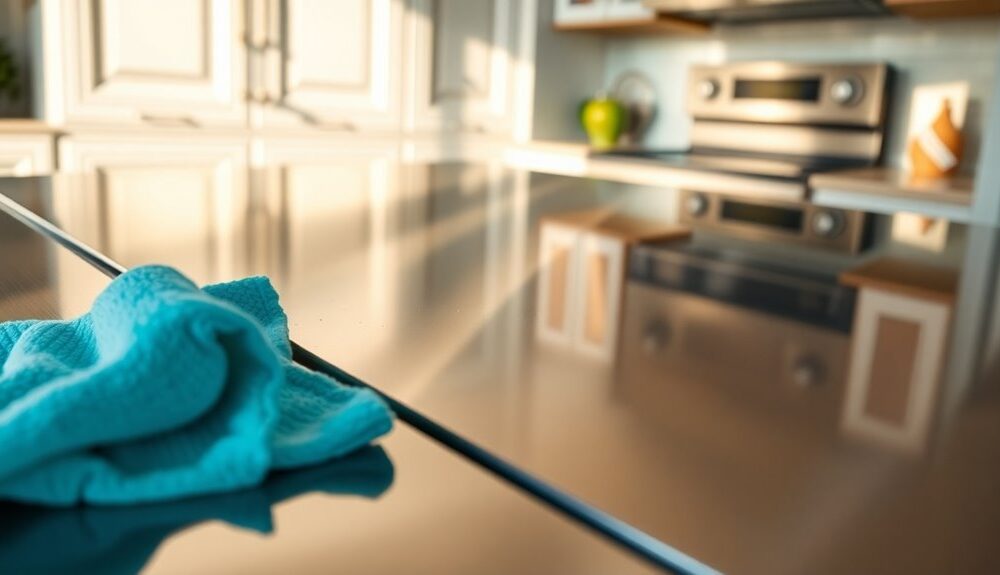 streak free stainless steel cleaning