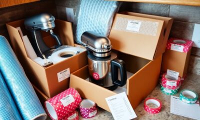 stress free kitchen appliance packing