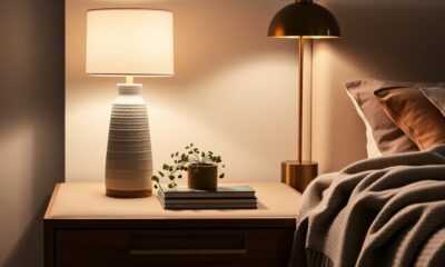 stylish bedside lamp selection