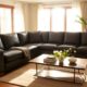 stylish leather sectional sofas