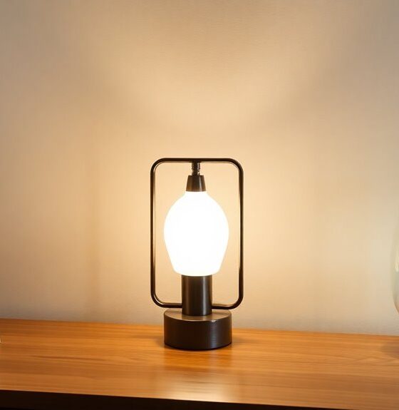 stylish rechargeable table lamps