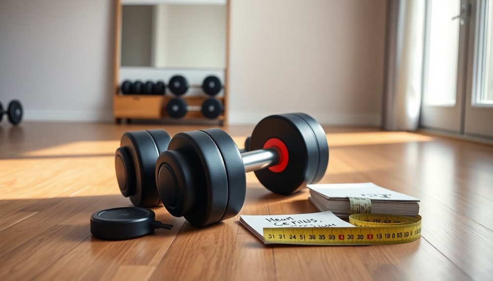 adjustable dumbbell selection factors