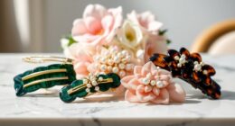 chic hairstyles with hair clips