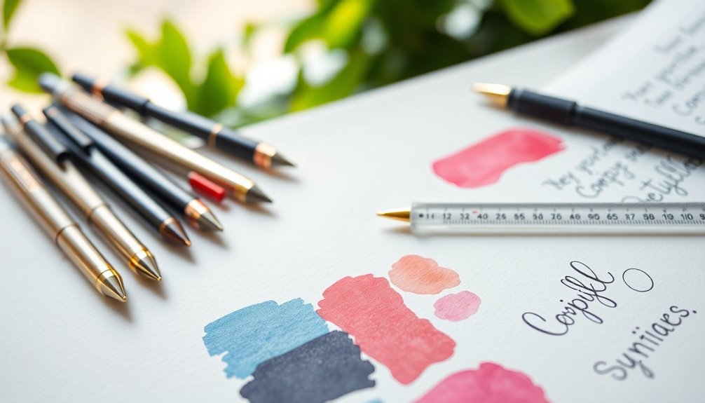 choosing the right calligraphy pens