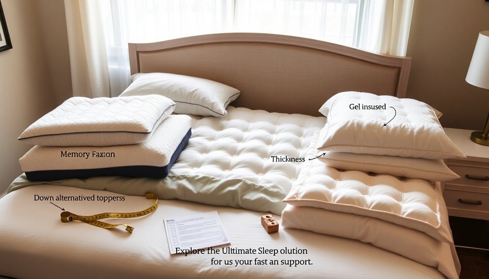 choosing the right mattress topper