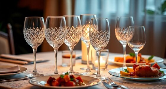 elegant dining glassware sets