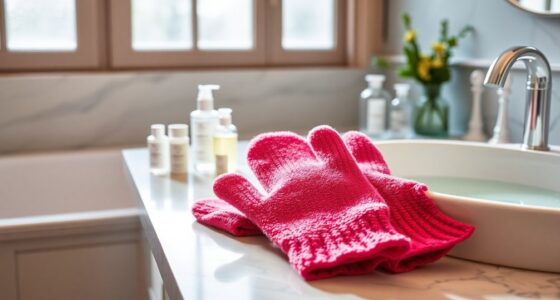 exfoliating gloves for skincare