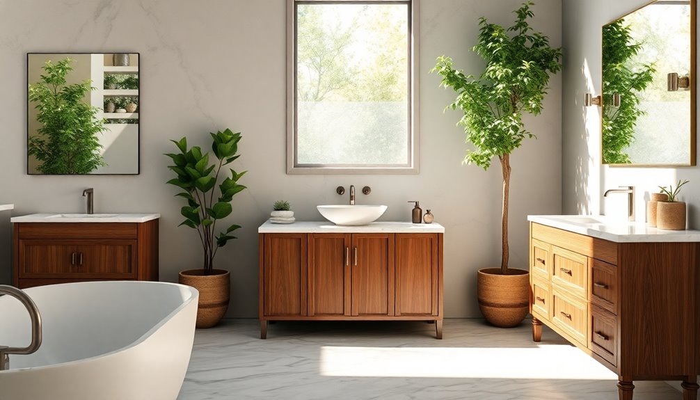 selecting ideal bathroom vanities