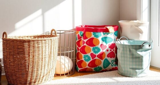 stylish and functional laundry baskets