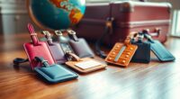stylish and functional luggage tags