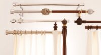 stylish curtain rod options