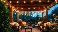 stylish outdoor string lights