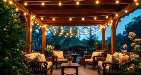 stylish outdoor string lights