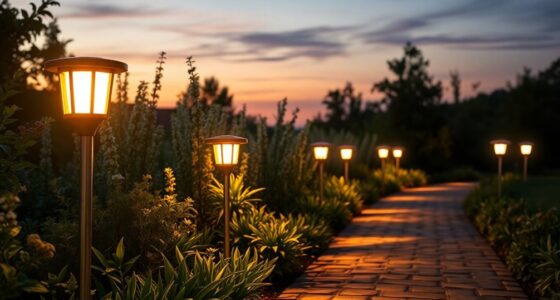 stylish solar pathway lights